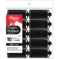 Annie Foam Hair Rollers 1 Inch Large, 10 Count Soft Sponge Curlers for Heatless Curls, No Pins or Clips Needed, For Wet or Dry Hair, Tight Defined Curls