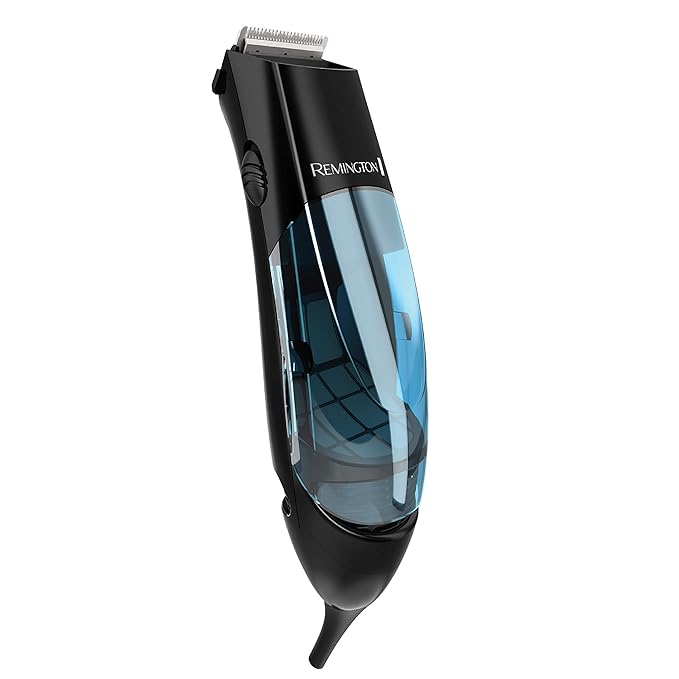 Remington Vacuum Haircut Kit,Vacuum Beard Trimmer,Hair Clippers for Men with Removable Hair Chamber and Dual Motor Power (18 Pieces),(Pack of 2)