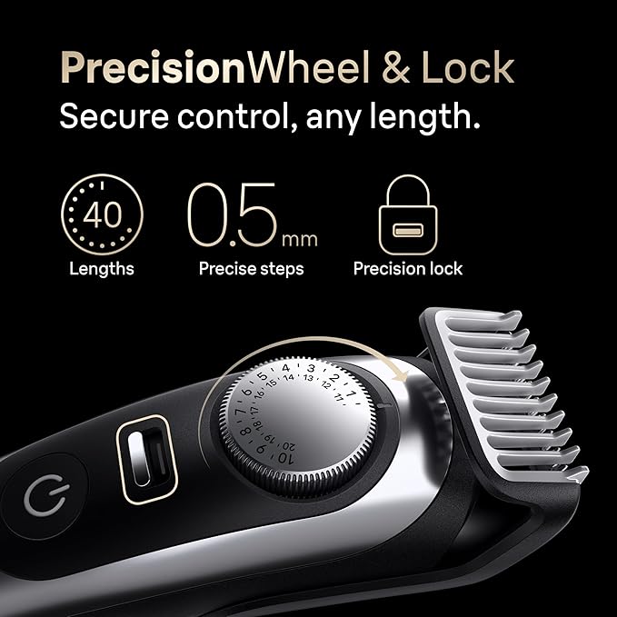 Braun Series 9 All-in-One Multi Grooming Kit for Men, 13-in-1 Beard Trimmer, Body Groomer, Hair Clipper and Manscaping for Face & Body, 9440