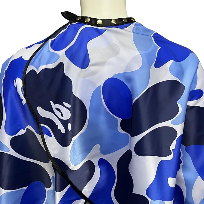 Barber Cape for Men Professional Hair Cutting Salon Cape with Snaps Waterproof Hairdressing Styling Cape- 63”× 56”