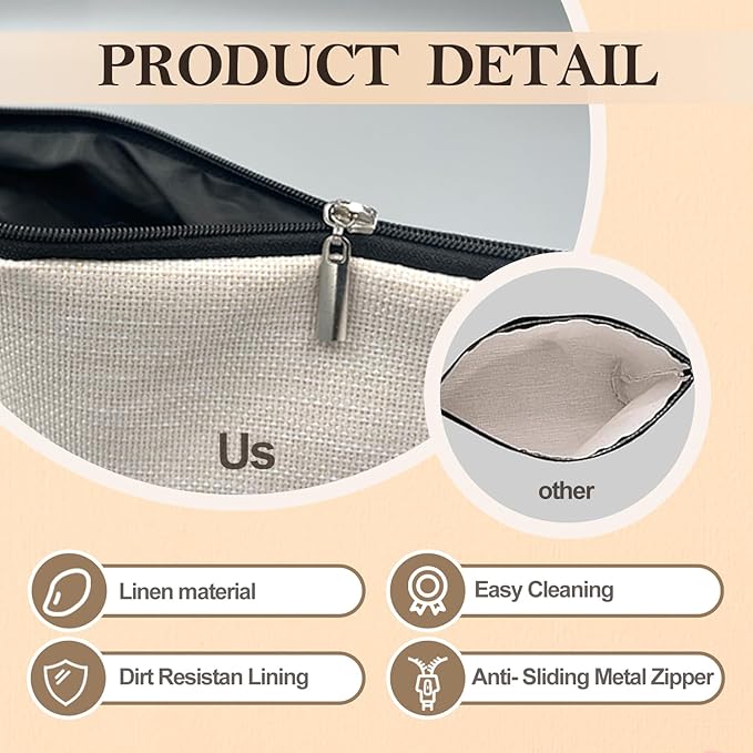 Christian Gifts Makeup Bag, Floral Christian Cosmetic Bags for Women, Galatians 5:22-23 Bible Verse Makeup Pouch（blue