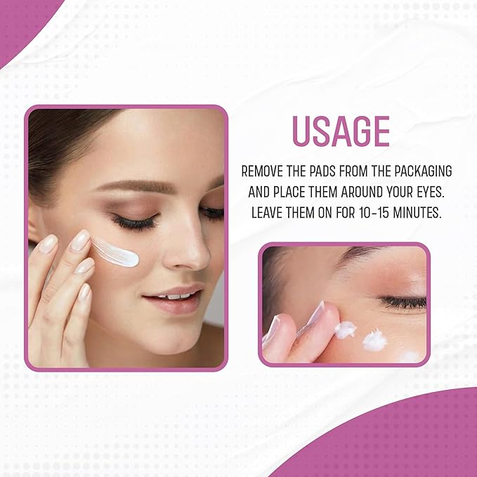 esfolio Hydrogel Eye Patch Collagen 60 Patch – Under Eye Gel Patches for Puffiness and Tired Eyes – Soothing Cooling Care – Korean Skincare Eye Mask – Lightweight Hydration