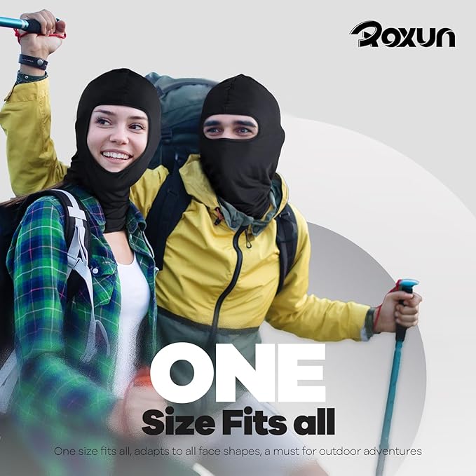 Ski Mask Balaclava Shiesty, 2 Pack Cold Winter Warm Windproof Motorcycle Neck Gaiter for Men/Women