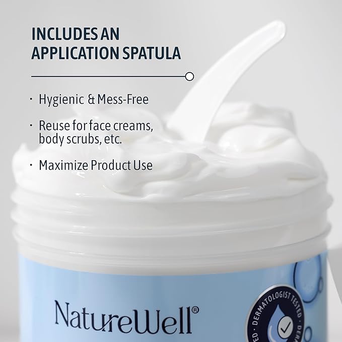 NATURE WELL Clinical Retinol Intense Moisture Cream for Face & Body - Anti-Aging Firming Cream for Wrinkles, Fine Lines & Crepey Skin – Hydrating & Nourishing Body Lotion & Facial Moisturizer - 16 Oz