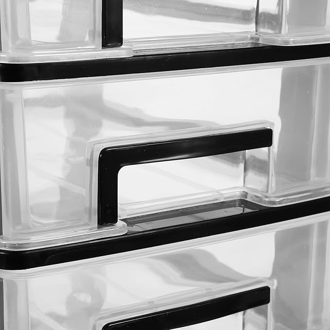 Beaupretty Elegant 4-layer Mini Storage Box Pp Plastic Desktop Drawer Type Storage Organizer Cosmetics Holder for Makeup Desk Supplies