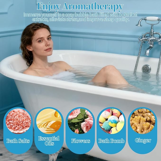 Portable Spa Bubble Bath Massager - Bubble Bath Mat Tub Spa Massager with Upgraded Powerful Suction Cup, Electric Air Pump, Pillow and Remote Control for Relaxation, 45 * 17in (Gray)