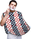 Men's Shaving Accessory Baseball American Flag, Waterproof Beard Apron with Hair Catcher & Suction Cups