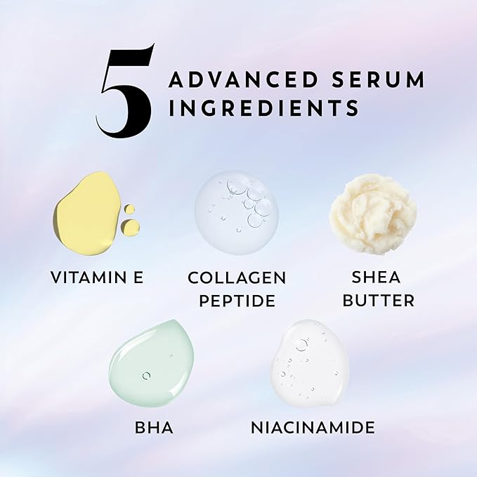 Olay Super Serum Body Wash for Extra Dry Skin, 24hr Long Lasting Hydration, 5+ Ingredient Complex for Bright Even Firm Luminous Skin, 18.5 Fl Oz