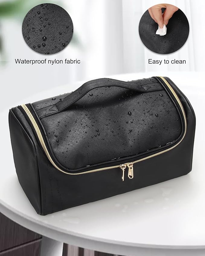 Hair Tools Travel Bag Large Capacity Wide-open Pouch, Hair Accessories Organizer for Flat Irons, Straighteners, Curling Iron,Travel Essentials for Women