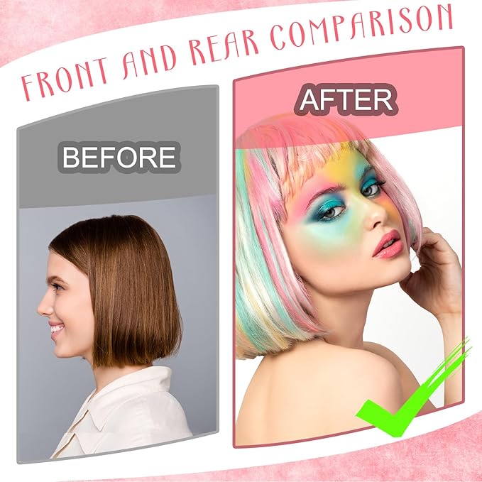 Jexine 2 Pcs Hair Coloring Highlighting Cap Reusable Silicone Highlight Cap with Holes and Hook for Hair Coloring, Frosting, Hairdressing & Highlighting, Salon Tools Kit(Pink)