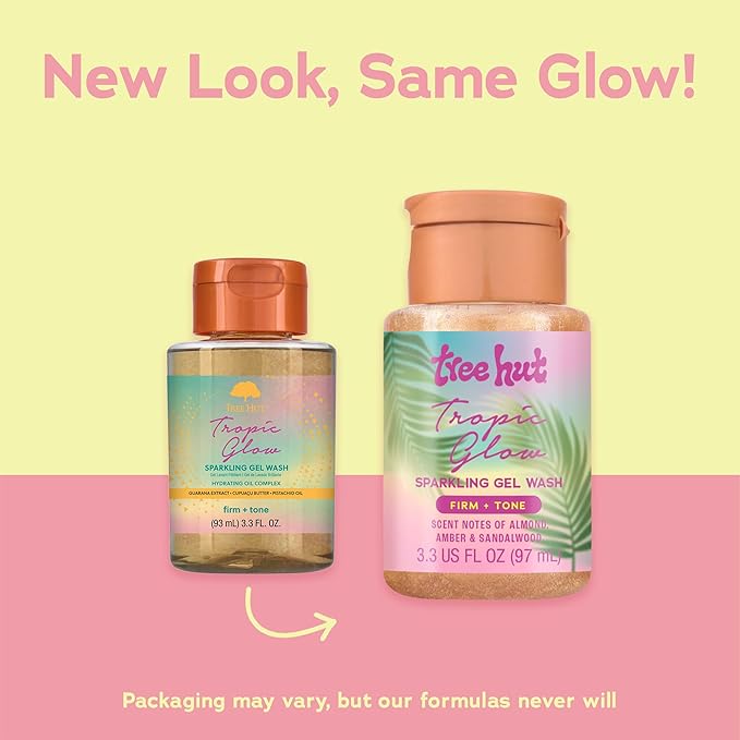 Tree Hut BODY WASH TROPIC GLOW 3.3Z