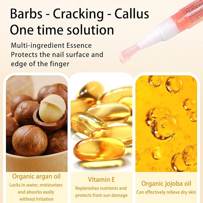 Cuticle Oil Pen for Nails Care,Nail Oil For Strength,Nourish Moisten Care Nail To Reduce Cracking and Dry for Weak Peeling Brittle and Thin Nails （Roses&Lavender&Cherries）