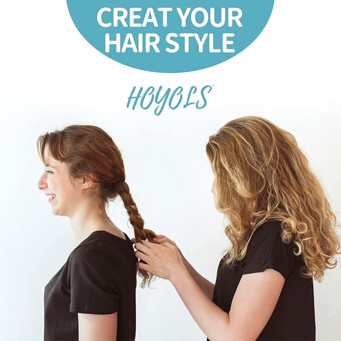 HOYOLS 1500 Pcs Brown Elastic Hair Bands – Small TPU Rubber Bands for Girls & Women, No Damage Hair Ties, Stretchy Ponytail Holders for Fine, Thin to Medium Hair (Brown)