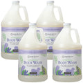 Ginger Lily Farms Botanicals Nourishing Body Wash, 100% Vegan & Cruelty-Free, Lavender Chamomile Scent, 1 Gallon (Pack of 4)