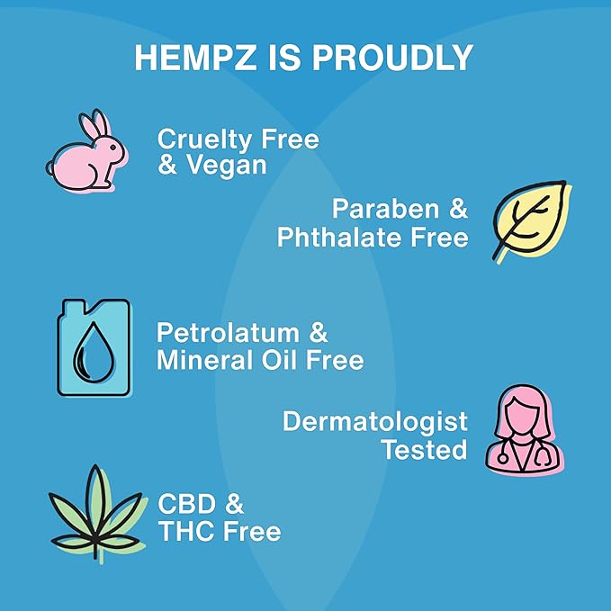 HEMPZ Triple Moisture Body Moisturizer, 17 Oz – Hydrating Lotion Rich with Minerals, Vitamin C, & Hempseed Oil to Nourish & Repair Extremely Dry or Sensitive Skin for Body