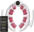 SLAY' Anti Cellulite Massage Roller & Body Oil Bundle, Lymphatic Drainage Roller, Cellulite Remover for Legs and Arms, Deep Tissue Massage Relief, Self Care Gifts, Womans Gifts