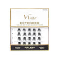 i•ENVY Extended Real Mink Lash Clusters Lashes DIY Salon Lash Extension Apply Underneath Natural Lashes for Perfect Lash Extension Effect, False Eyelashes Reusable