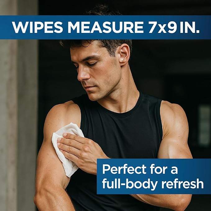 Defense Soap All Natural Body Wipes with Tea Tree Oil | Wrestling, Combat, Camping, Gym, Post Workout Shower Wipes for Men and Women. 40 Count (Pack of 3)