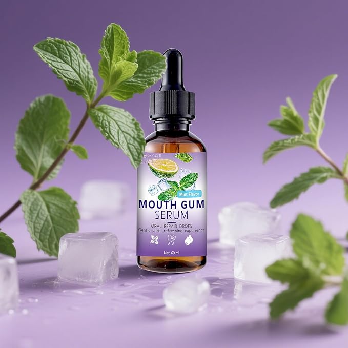 Gum Restore Drop - Gum Repair for Receding Gums & Stain Removal Natural, Fresh Breath and Portable Oral Care Solution (60ml)