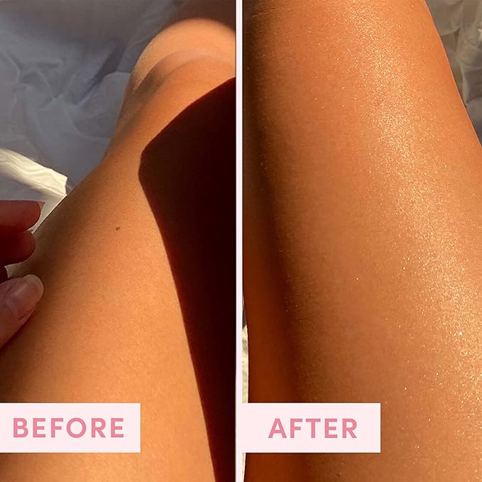 Sand & Sky Body Scrub Exfoliating Scrub Body Exfoliator - Australian Pink Clay Shimmer Body Polish with Macadamia Oil, Cellulite & Keratosis Pilaris, Biodegradable Glitter, 6.8 oz