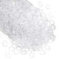 Clear Elastics Hair Bands 1500pcs Mini Rubber Hairband Soften 18mm Ponytail Holders Hairiness Ties No Damaged Accessories for Women Braids