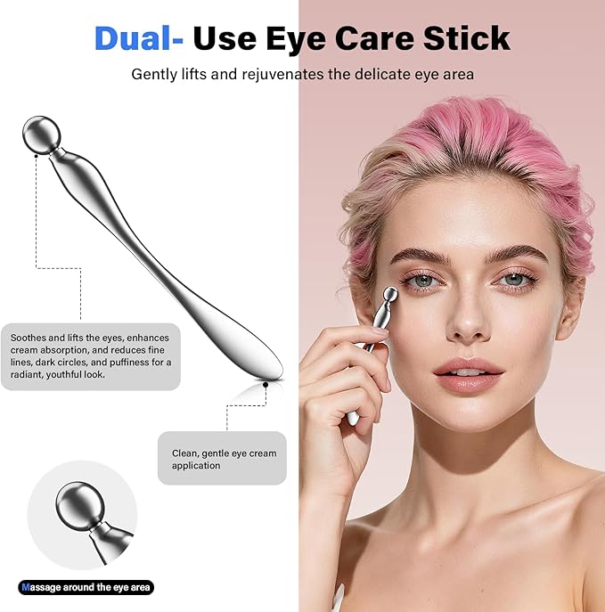 Stainless Steel Muscle Scraper Gua Sha Kit and Derma Edge Scraping Tools for Physical Therapy, Deep Tissue Guasha Massage Tool for Body and Face Relaxation (Grey-5pcs)