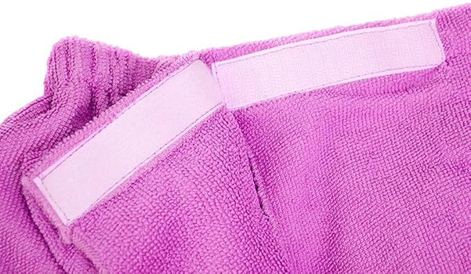 FakeFace Women Absorbent Microfiber Bath Towel Body Wrap Set Gym Spa Robe Dry Hair Cap Beach Pool Shower Dress Towel Cover up