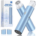 Bikini Trimmer for Women, Dual Head Face Shaver Body Hair Trimmmer, IPX7 Waterproof Womens Electric Razor for Legs, Sky Blue