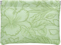 Floral Leather Makeup Pouch Set for Women Small Make Up Bag for Purse Waterproof Initial Makeup Cosmetic Bags Pouches for Purse Aesthetic Travel Toiletry Bag, Green