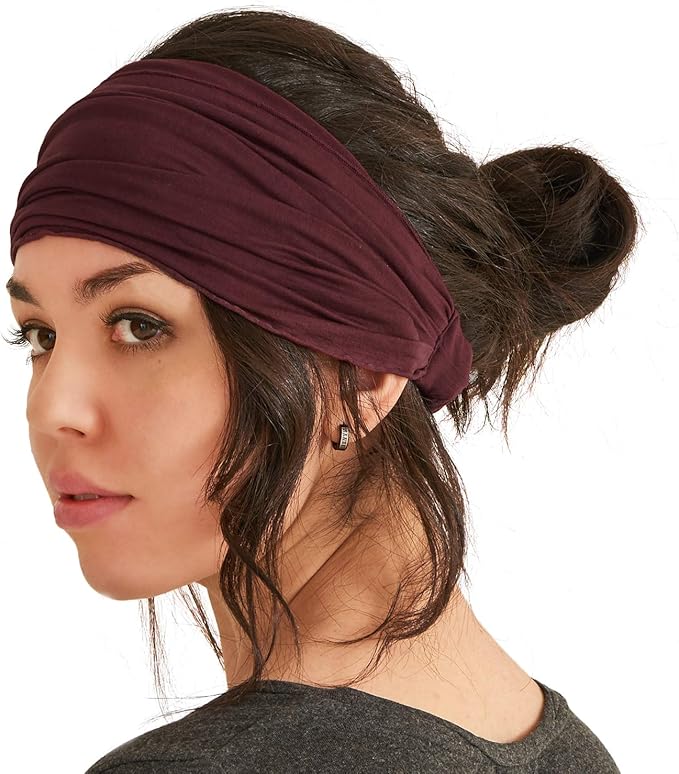 CHARM Headband for Men, Japanese Style Bandana Head Bands for Women and Men, Stretch Hair Band for Sports & Daily Wear by Casualbox