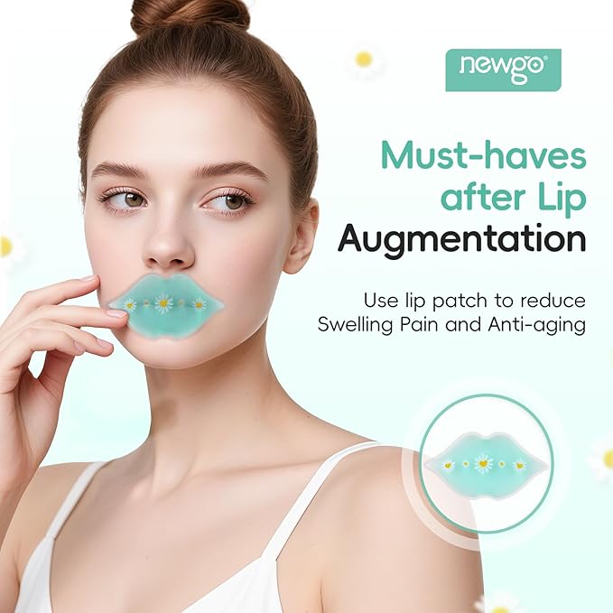 NEWGO Cooling Eye Mask Face Ice Pack for Puffy Eyes and Migraine Relief（7-in-1 Set, Cold Therapy Gel Eye Pads for Face Post-Cosmetic Botox, Filler Recovery, Puffy Eyes & Dark Circles