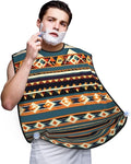Ocean Fishes Print Beard Bib Shaving Apron, Beard Hair Trimming Cape Gift For Dad