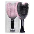 Tangle Angel Detangling Hair Brush for Women - Anti-Static Angel Wing Hair Brush for Wet&Dry Hair - Flexible Bristles Detangler Brush for Straight, Wavy&Curly Hair - Ideal Gift for Women -Black/Pink