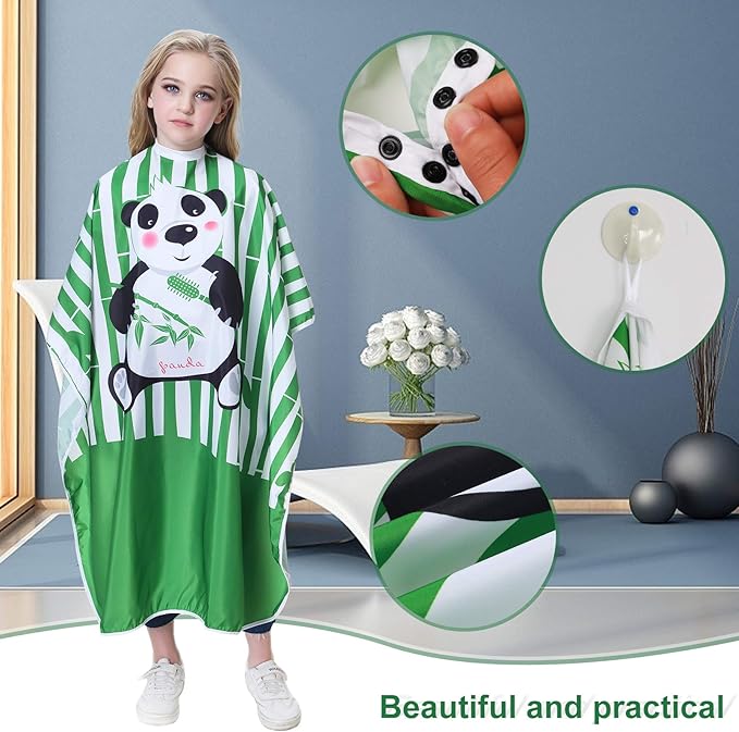 Kids Barber Cape - Professional Hair Cutting Cape,Salon Capes for Hair Stylist Shampoo Haircut Cape Barber Supplies