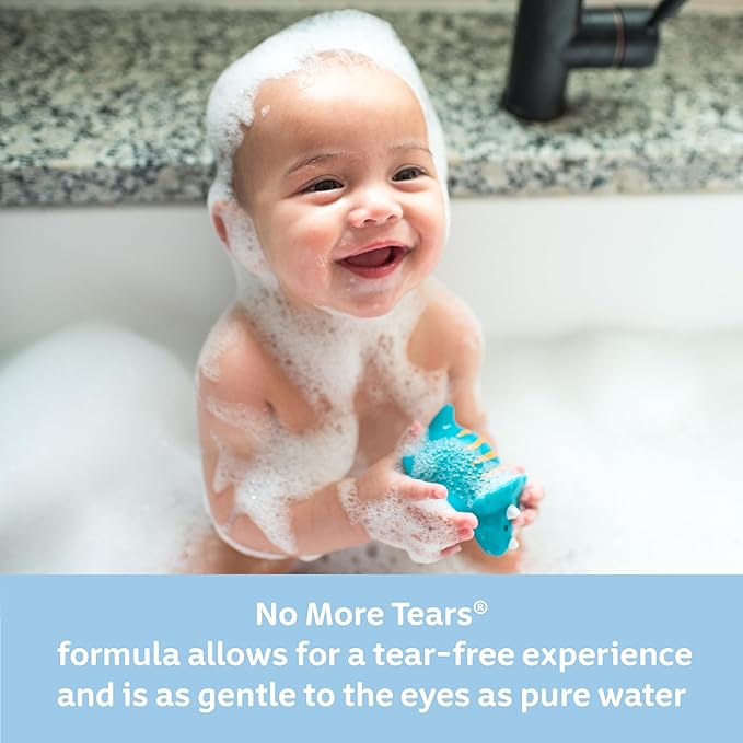 Johnson's Baby Skin Nourishing Moisture Baby Body Wash with Shea & Cocoa Butter, Hypoallergenic & Tear Free Baby Bath Wash, Paraben-, Dye-, Sulfate & Phthalate-Free, 20.3 fl. oz (Pack of 2)