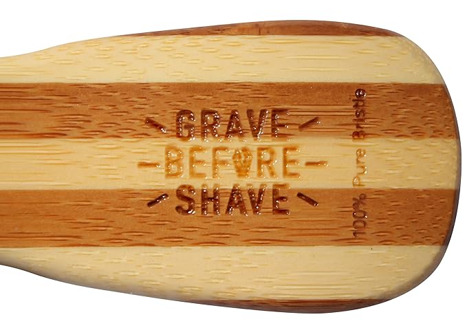 Grave Before Shave Beard Brush (Pack of 2)