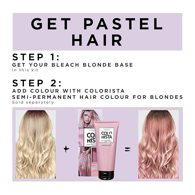 L'Oreal Paris Colorista Bleach, All Over (Pack of 2)