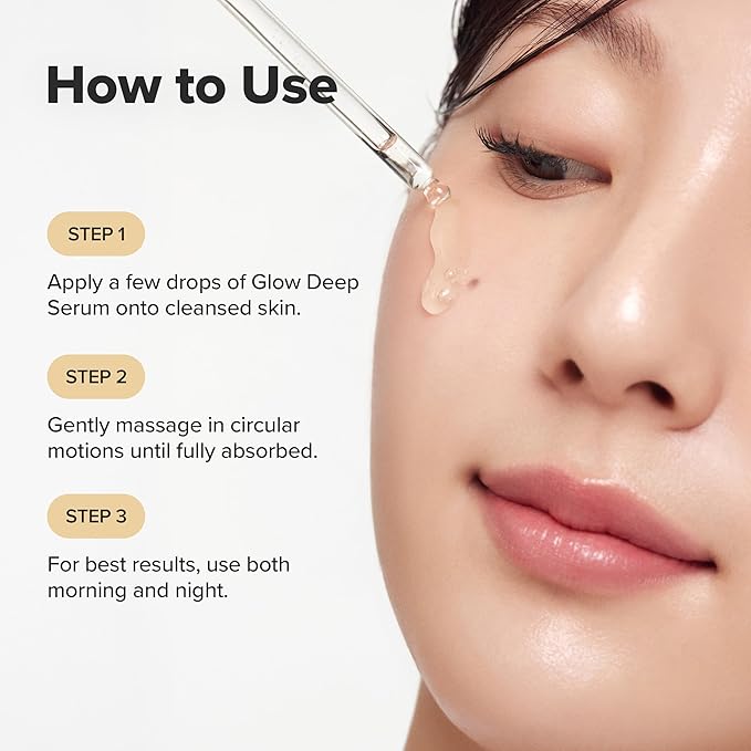 Beauty of Joseon Glow Deep Serum Rice Alpha-Arbutin for Uneven Dull Skin Tone, Daily Korean Skin Care for Men and Women 30ml, 1 fl.oz