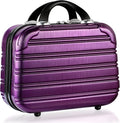 14-Inch Makeup Train Case Hardshell PC+ABS Travel Cosmetic Organizer, Makeup Storage Box for Toiletry Durable Portable Gifts for Women.