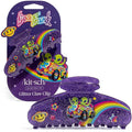 Lisa Frank x Kitsch Purple Glitter Hair Clip for Women – Secure Hold Claw Clip | Sparkly Hair Accessories with Strong Grip | Ideal Gifts for Women, Teens - Zoomer and Zorbit