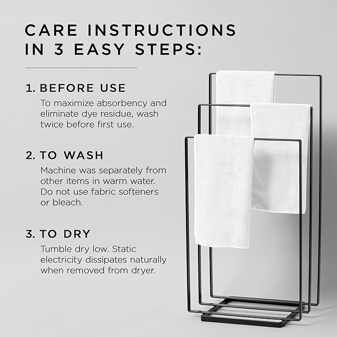 Fromm Softees Microfiber Hair Towels, Absorbent Salon Hair Towels for Hairstylists, Barbers, Spa & Gym, Fast-Drying, Ultra-Soft, Lint-Free, Multi-Purpose Towels, 16" x 29"- 10-Pack - White