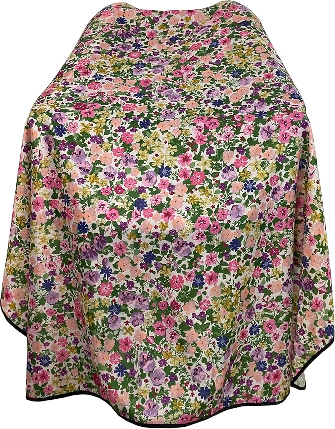 Salon Cape for Women, Hair Cutting Cape with Snaps, Professional Large Barber Stylist Hairdressing Gown- 63”× 56”