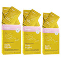 Glow Body Wipes for Women - Cleansing Large Wash Cloth - Extra Thick & Moist - Armpit Sweat Cloths for Body Odor - No Rinse, No Shower - Lavender Rose - Caffeine & Collagen Peptide