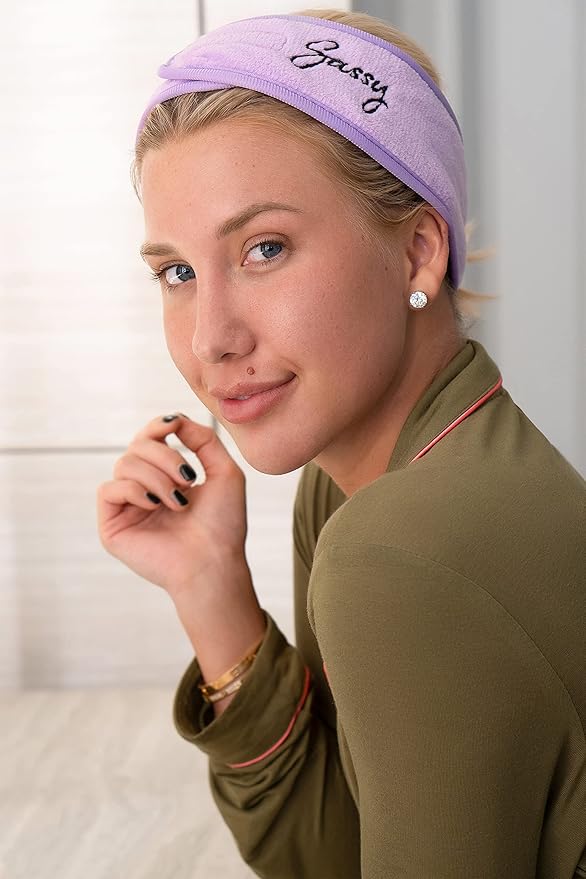 Sassy by Savannah Chrisley Pamper Yourself Kit - Cleansing Balm and Clay Mask with Headband - Perfectly Absorbs Excess Oils for Smoother Skin - Helps Reveal Clearer Complexion - 3 pc Spa Kit