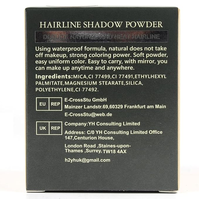 VOLLUCK Root Touch up Powder, Instant Hairline Powder for Thinning Areas and Gray Hair Coverage, Natural and Non-greasy Root Cover up for Women and Men (White, 0.35 Ounce)