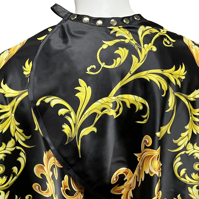 Barber Capes for Men Hair Cutting Salon Capes with Snaps Hairdresser Gown Stylist Cape- 63”× 56”