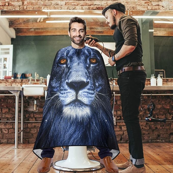 visesunny Professional Barber Cape Polyester Hair Cutting Salon Cape Apron Anti-Static Beard Bib