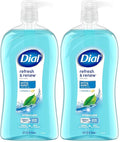 Dial Body Wash, Refresh & Renew Spring Water, 32 fl oz (Pack of 2)