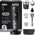 Braun Series 9 All-in-One Beard & Body Grooming Kit for Men, Cordless Trimmer, Hair Clippers & Shaver for Face, Hair & Body with Gillette Labs Razor, AIO 9535