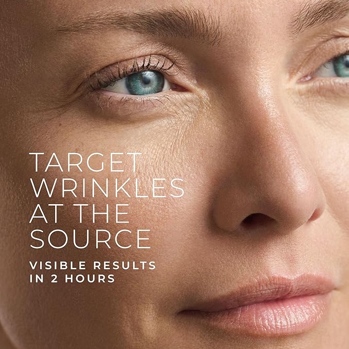 RoC Retinol Correxion Deep Wrinkle Non-Invasive Targeted Patches with Hyaluronic Acid + Firming Peptides for Forehead, 11 Lines, Crow’s Feet and Laugh Lines, (6 Patches) with Retinol Eye Packette